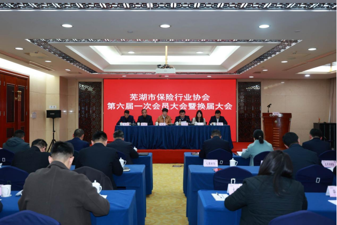 芜湖市保险行业协会成功召开第六届一次会员大会暨换届大会